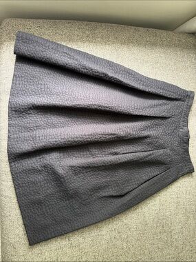 H&M Textured A-Line Skirt - Black